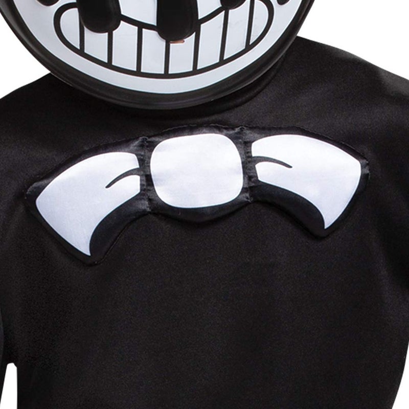 Disguise Ink Bendy Costume for Kids, Bendy and the Ink Machine Video Game Themed Character Jumpsuit, Classic Child Size Medium (7-8) - Image 3